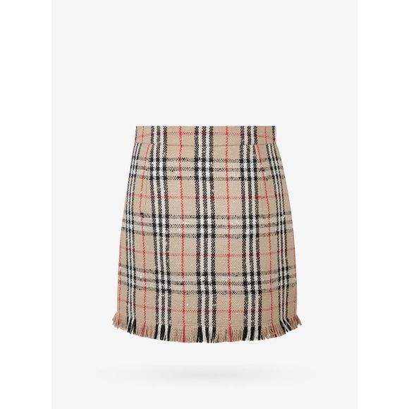 BURBERRY Skirt Woman Beige Skirts - Picture 2 of 2